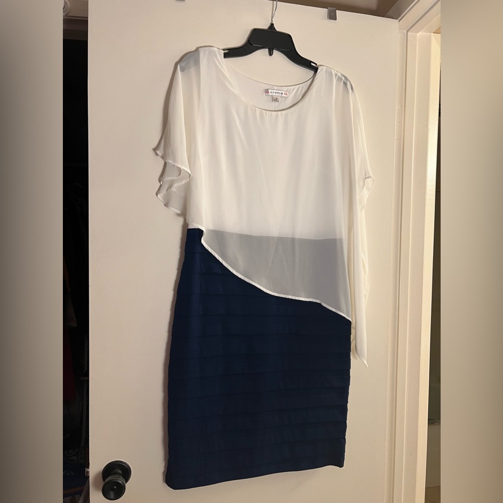 Blue Studio sleeveless dress, size 10